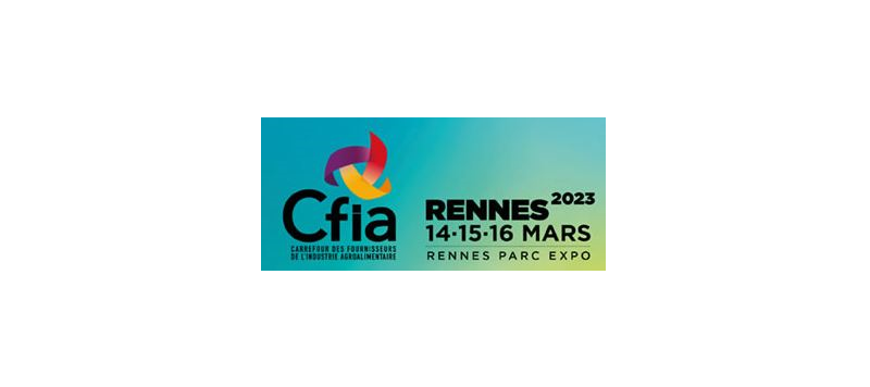 Retrouvez nous au CFIA de Rennes le 14-15-16 Mars 2023