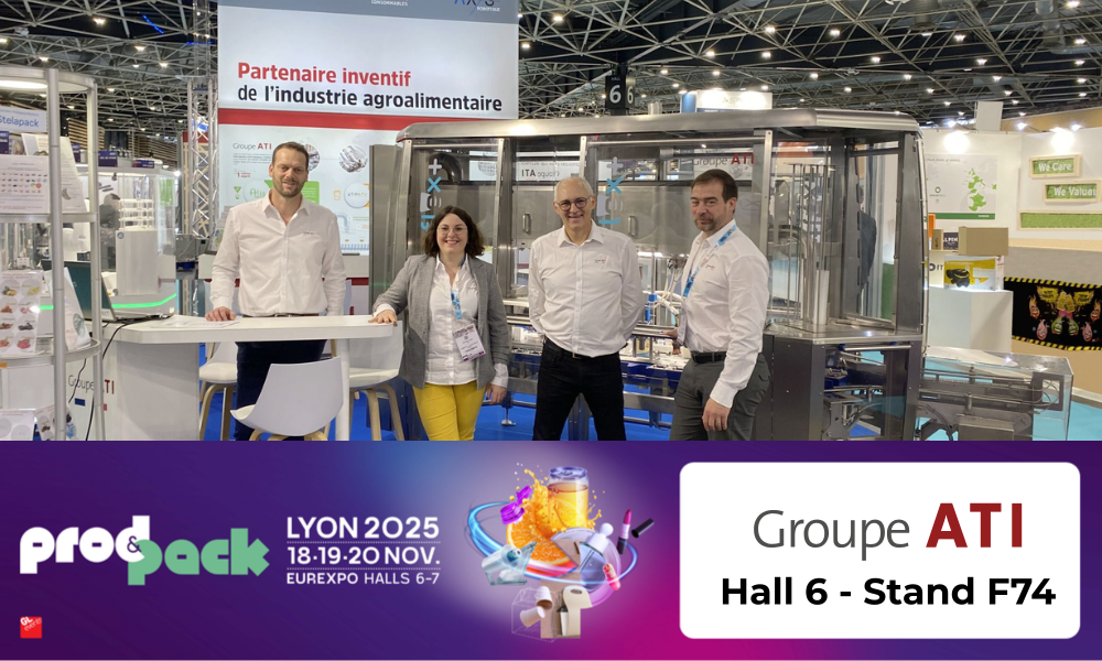 Nous experts en machine sur-mesure pour l'industrie vous accueillent au salon Prod&Pack